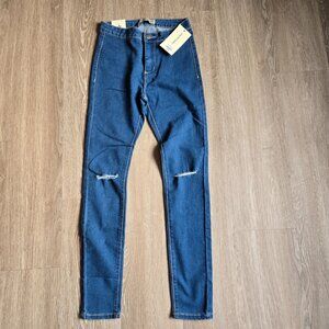 NWT AMERICAN BAZI High Rise Stretch Skinny Jean Sz 1